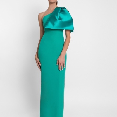 Vestido longo cerimonia Moncho Heredia