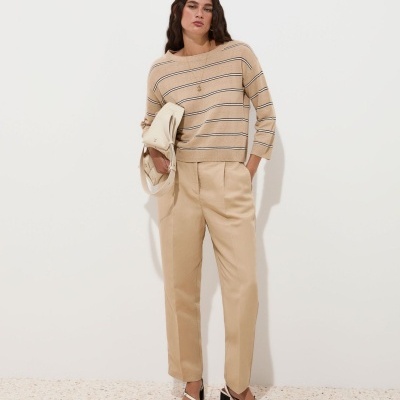 Camisola de malha às riscas Decenio