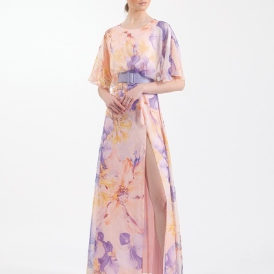 Vestido longo Moncho Heredia