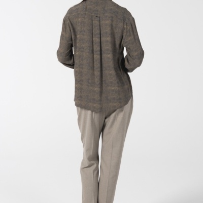 BLUSA PRINT ANIMAL BICOLOR ANA SOUSA