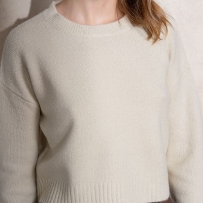 Camisola de malha com decote redondo SMF