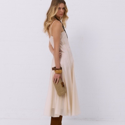 Vestido midi Swallow