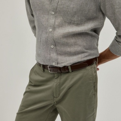 Calções bermuda em sarja Decenio