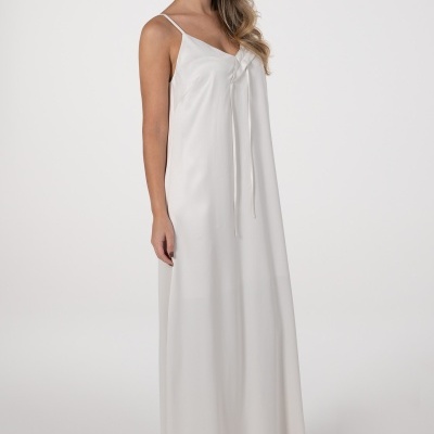 VESTIDO FLUÍDO ACETINADO ANA SOUSA