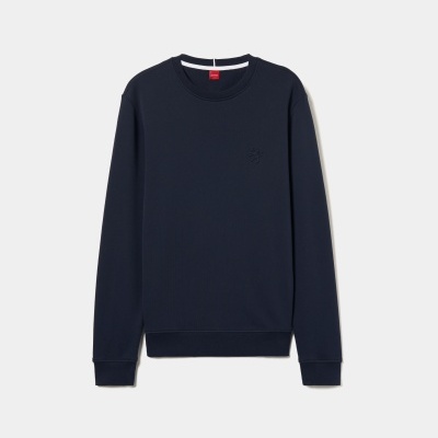 Sweater de algodão decote redondo Lion of Porches