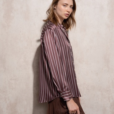 Túnica riscas acetinada SMF