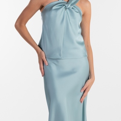 Saia comprida acetinada Ana Sousa