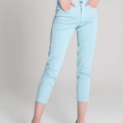 Calças de sarja tingida Ana Sousa