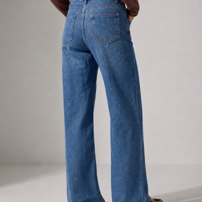 Calças de ganga wide leg SMF