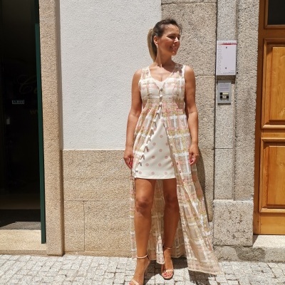 Vestido comprido Swallow