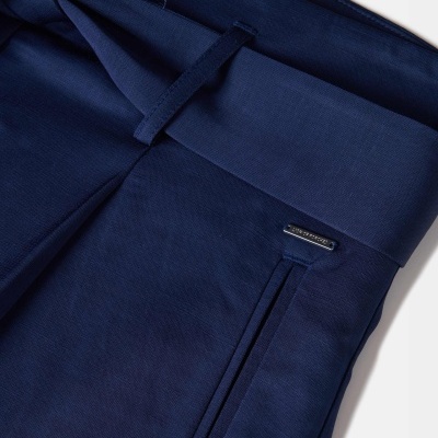 Calças pantalona em linho Lion of Porches