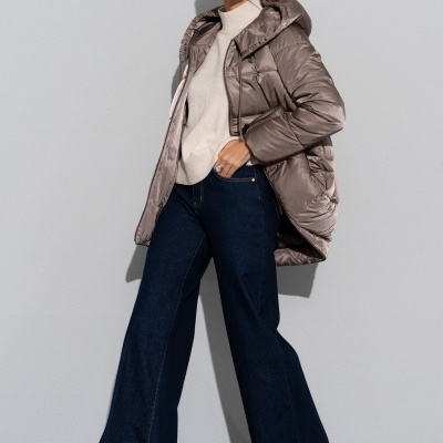 Parka acolchoada com capuz Ferrache