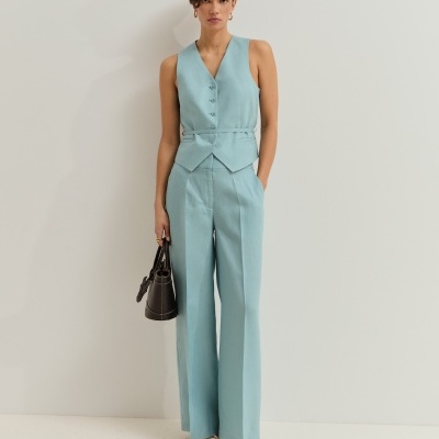 Colete em linho Lion of Porches