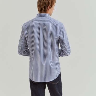 Camisa regular fit às riscas Lion Of Porches