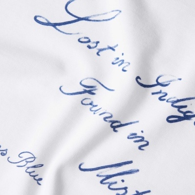 T-shirt de manga curta em algodão Lion of Porches