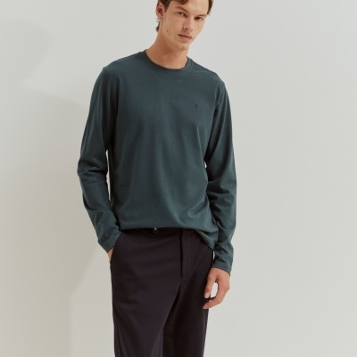 Camisola Básica de Algodão Lion of Porches