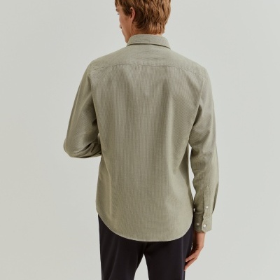 Camisa slim fit micropadrão Lion of Porches