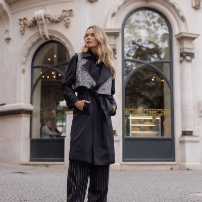 Gabardine comprida Swallow