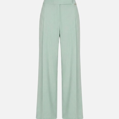 Calça clássica fluída com pinças Scripta