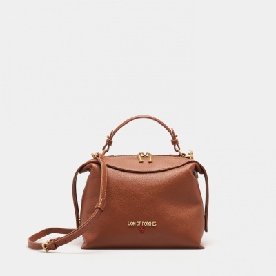 Mala média com alça transversal ajustável e alça de mão Lion of Porches