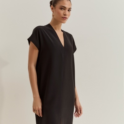 Vestido com corte recto Lion of Porches