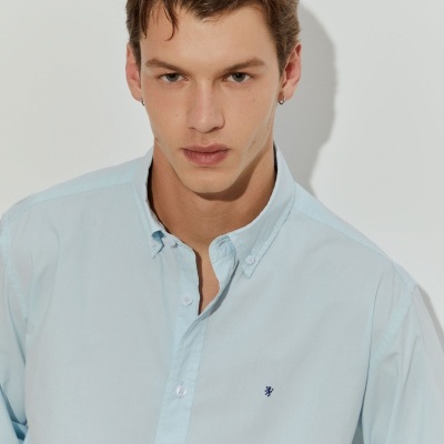 Camisa de algodão regular fit Lion of Porches