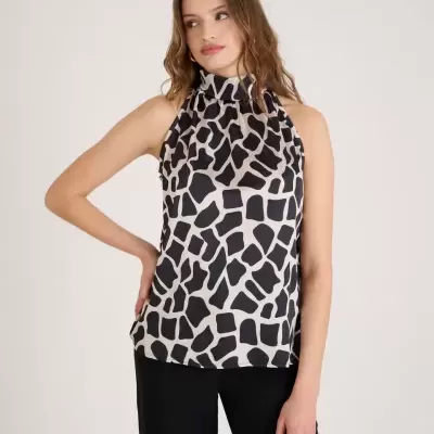 Top estilo halter Naf Naf