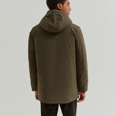 Parka acolchoada com capuz Lion of Porches