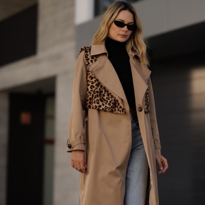 Gabardine comprida Swallow