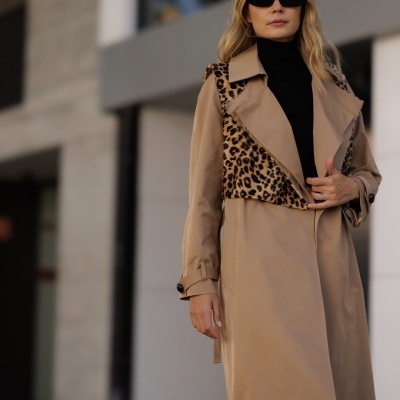 Gabardine comprida Swallow