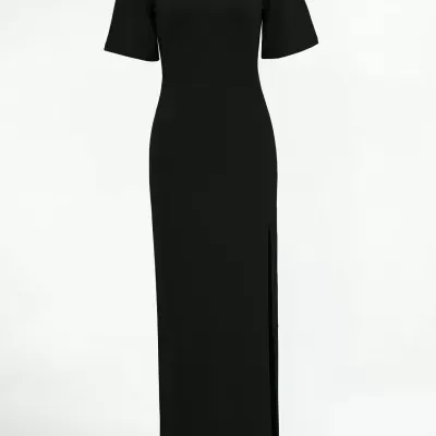 Vestido Comprido com Colar Sahoco