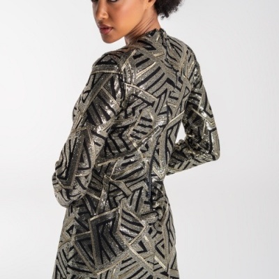 Vestido com lantejoulas Ana Sousa