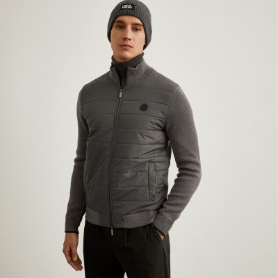 Casaco de malha com frente acolchoada Lion of Porches