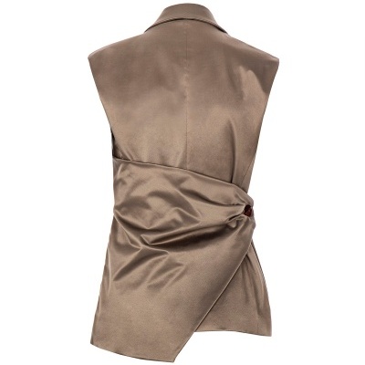 COLETE DE TRESPASSE EM CETIM SARJADO FOURSOUL