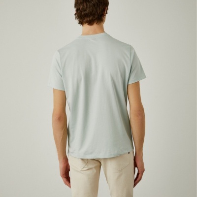 T-shirt de algodão com logotipo no peito Lion of Porches