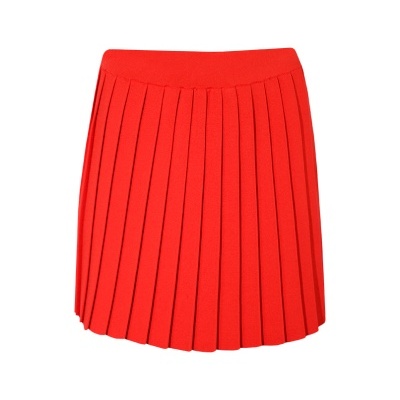 Saia de malha lisa com pregas Sahoco