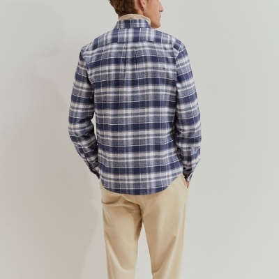 Camisa xadrez regular fit em flanela Lion of Porches