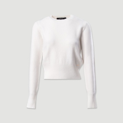 Camisola de malha curta com gola redonda Ferrache