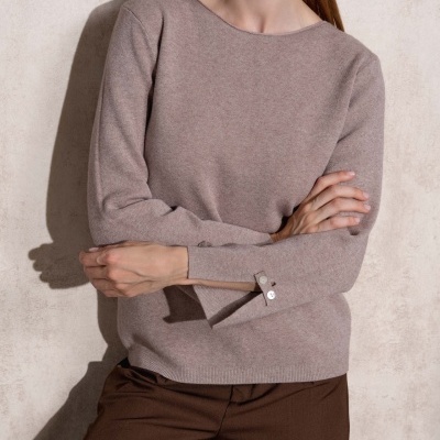 Camisola de malha com decote redondo SMF