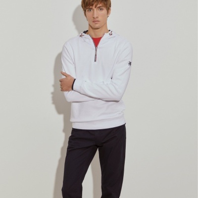 Sweater com capuz ajustável Lion of Porches