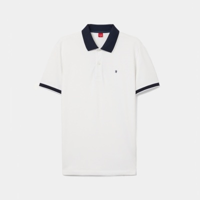 Polo de manga curta em algodão Lion of Porches