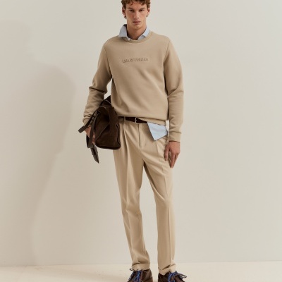 Sweatshirt com logotipo Lion of Porches