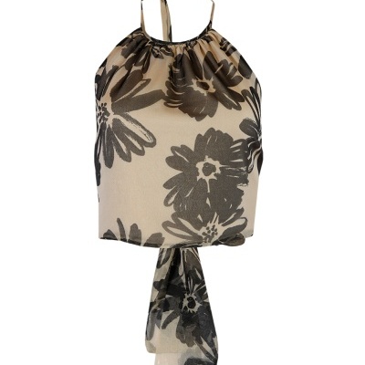 TOP HALTER ESTAMPADO SAHOCO