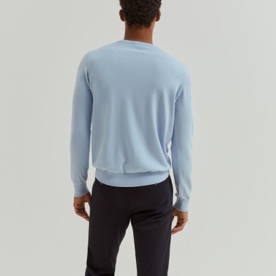 Camisola básica em algodão e caxemira Lion of Porches