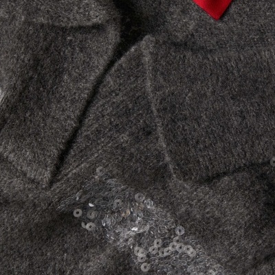 Camisola de malha às riscas em lantejoulas Lion of Porches