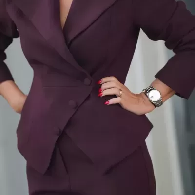 Blazer Estruturado Assimétrico Spaccio by Cristina