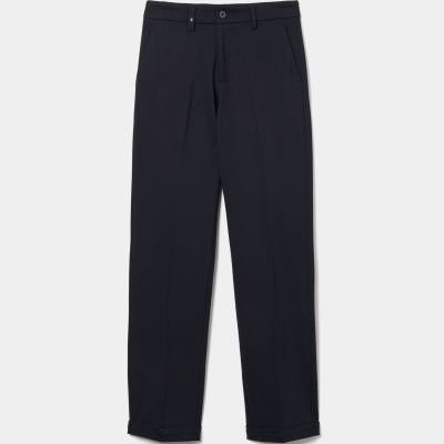 Calças chino regular fit vincadas Lion of Porches