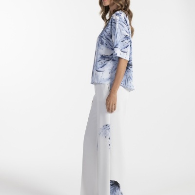 TÚNICA ESTAMPADO FLORAL ANA SOUSA