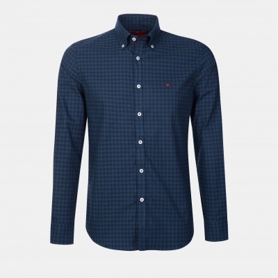 Camisa xadrez slim fit Lion of Porches