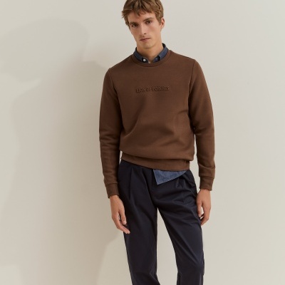 Sweatshirt com logotipo Lion of Porches